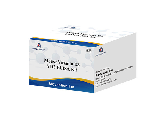 Sandwich Elisa VD3 RUO Test Kit Vitamin D3 Elisa Kit Untuk Penggunaan Penelitian