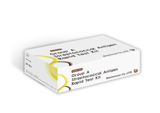 Groud A Stretococcal Antigen Rapid Test Kit 50 Tes Pembacaan Cepat dalam 5-15 Menit