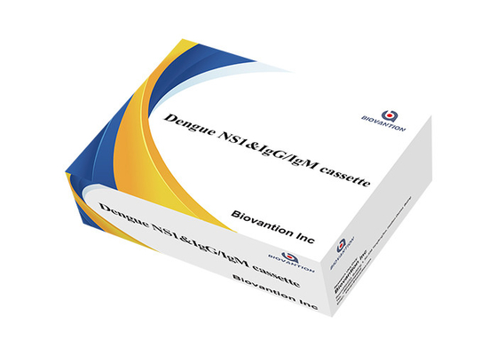 99.9% Akurasi DENGUE NS1-IgM/IgG Kit Tes Seluruh Darah/Serum Untuk Pusat Medis Rumah Sakit
