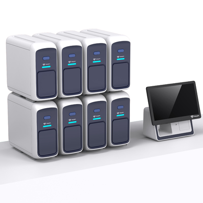 diagnostik laboratorium klinis Real Time PCR Respiratory Pathogen Detection System SARS CoV 2 influenza a B Assay Machine
