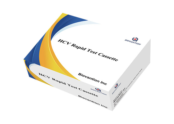 HCV Rapid Test Cassette Type Colloidal Gold Test 2-30 Pengangkutan