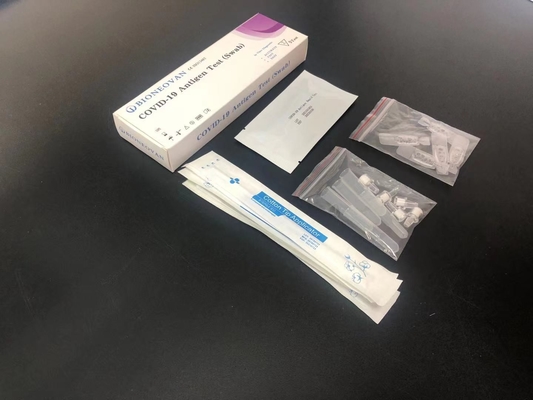 Novel Coronavirus Swab Test Kit 25pcs Kit Tes Cepat Antigen Koloid Emas