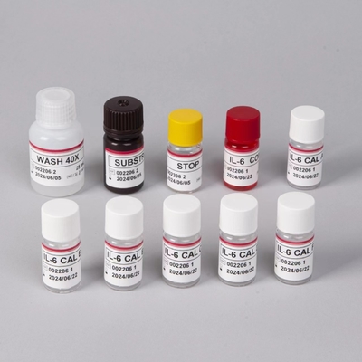 IL-6 Interleukin 6 Elisa Test Kit dengan Waktu Pengukuran 2-3 Jam Biovansi Serum / Plasma Format 18 Bulan Shelf Life