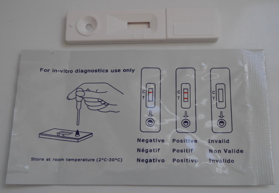 Sensitivitas Hcg Urin Rapid Test Cassette/ Strip/ Pen Kit 5-15 Menit Waktu Membaca 24 Bulan Jangka Panjang