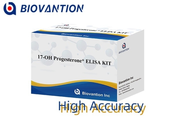 17-OH Progesteron Eluting In Vitro Diagnostic Elisa Test Kit Untuk Wanita Dengan Aksesoris Tes yang Tepat