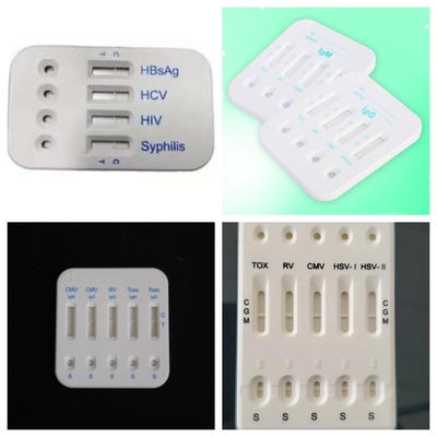 Test Kit untuk HIV HAV HBsAg SYP 4 In 1 Screening di Rumah Mudah Digunakan