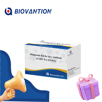 Kit Diagnostik Sensitivitas 2-8°C Untuk IgA Antibodi Untuk EBV-EA Kit Tes ELISA