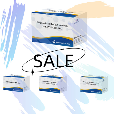 Kit Diagnostik Sensitivitas 2-8°C Untuk IgA Antibodi Untuk EBV-EA Kit Tes ELISA