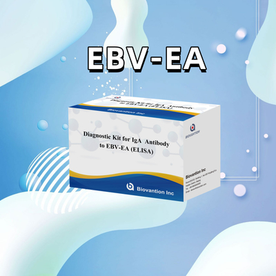 Kit Diagnostik Sensitivitas 2-8°C Untuk IgA Antibodi Untuk EBV-EA Kit Tes ELISA