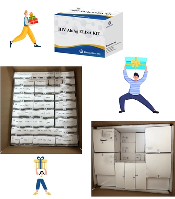 HIV Ab Ag Elisa Test Kits Dengan Umur 18 Bulan Dan Sensitivitas / Spesifisitas Tinggi