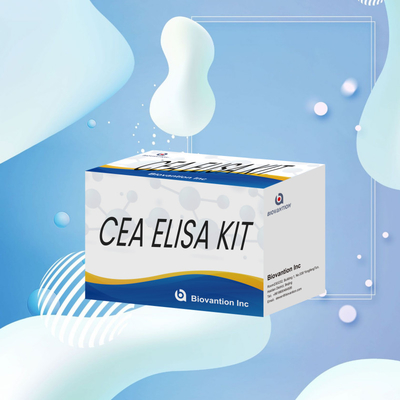 CE Approval for Human Use CEA Quantitative Elisa Test Kit Uji darah atau serum 96T