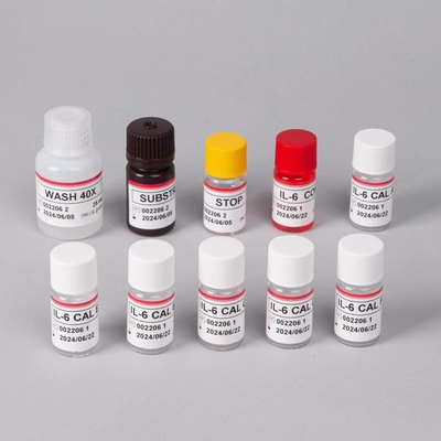 IL 6 Kit Uji Elisa 1 Jam Waktu Pengukuran 96 Tes Kit ELISA Untuk penggunaan laboratorium IVD