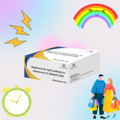 Kit Tes Antibodi IgM yang Tepat terhadap Virus Adeno untuk Strip Kaset Klinis dan Laboratorium