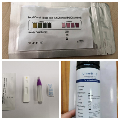 Sampel tinja Tipe FOB Kit Tes Darah Tak Terlihat Tinjauan Medis 2-30C