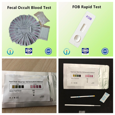 Sampel tinja Tipe FOB Kit Tes Darah Tak Terlihat Tinjauan Medis 2-30C