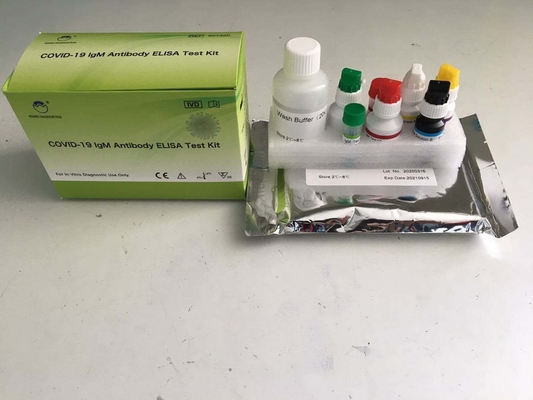 Covid-19 IgG ELISA TEST KIT Format Kit Assay Immunosorbent Terkait Enzim