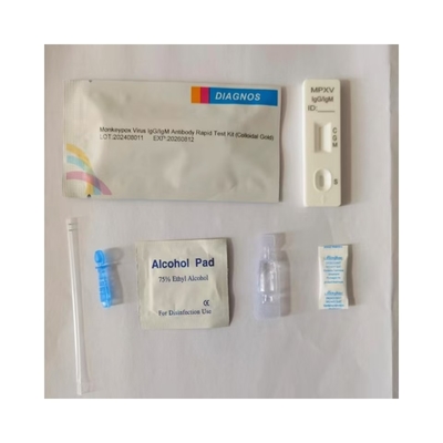 Monkeypox Virus MPXV IgG/IgM Antibodi Rapid Test Kit Dalam Plasma Serum Manusia Atau Darah Seluruh