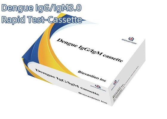 Kaset Tes Dengue Rapid Untuk Deteksi Penyakit Sensitivitas Dengan Masa Pelayaran 24 Bulan