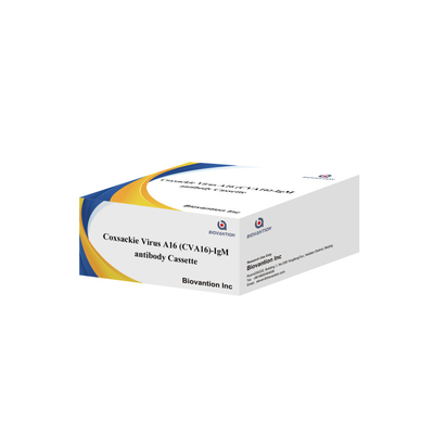 Coxsackie Virus A16 CVA16-IgM Antibodi Cassette WB/S/P Tes cepat emas koloid