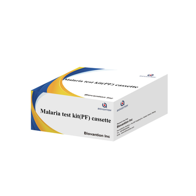 Malaria Pf Test Kit Rapid Test Reagent IVD mendeteksi reagen dengan akurasi tinggi untuk manusia
