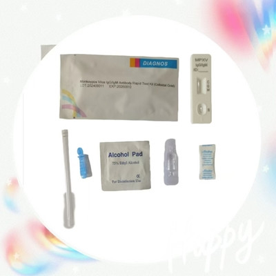 MPXV Rapid Test Monkeypox Virus IgG/IgM Antibodi Untuk Penggunaan Profesional Hanya IVD