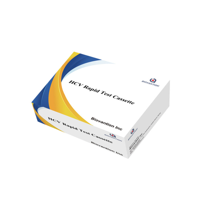 Harga pabrik Sensitivitas 5-15 menit HCV Ab Strip Cassette Test Kit Untuk Hasil Cepat
