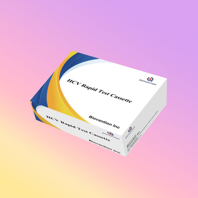 Harga pabrik Sensitivitas 5-15 menit HCV Ab Strip Cassette Test Kit Untuk Hasil Cepat