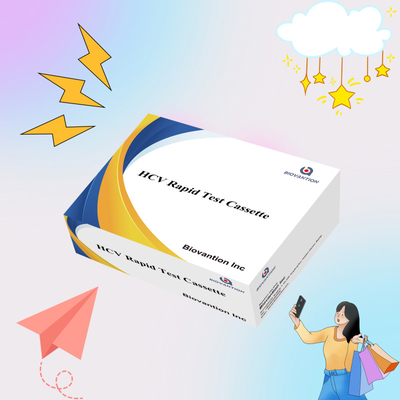 Harga pabrik Sensitivitas 5-15 menit HCV Ab Strip Cassette Test Kit Untuk Hasil Cepat