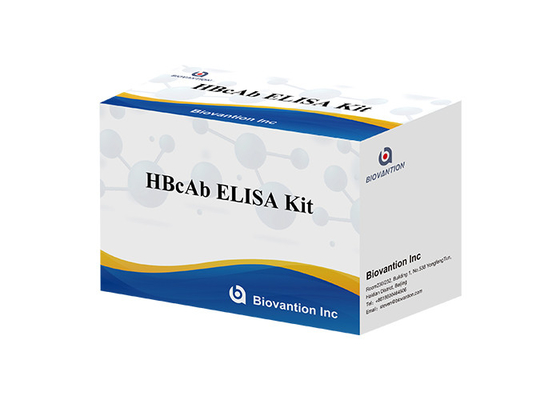 Reagen Diagnostik Untuk Penggunaan Manusia Dengan 96 Tes Hbc Antibodi HBcAb Elisa Kit