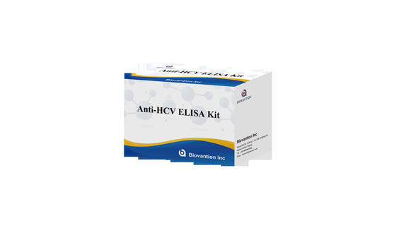 Kit Uji Elisa Anti-HCV dengan Spesifisitas Tinggi untuk 96 Uji dan Waktu Uji 1.5-3 Jam