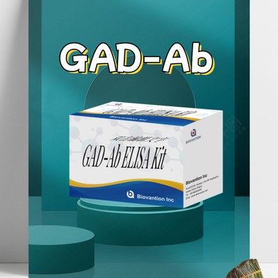 Tes ELISA GAD Glutamic Acid Decarboxylase Antibodi Reagen Diagnosis Medis untuk manusia dengan tes 96