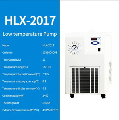 Pompa air pendingin suhu rendah 17L -20~RT Pompa pendingin air laboratorium
