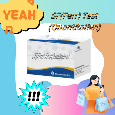 IVD Reagen SF Ferr Kit Tes ELISA Instrumen Veteriner Untuk Deteksi Kuantitatif Serum Ferritin Diagnosis