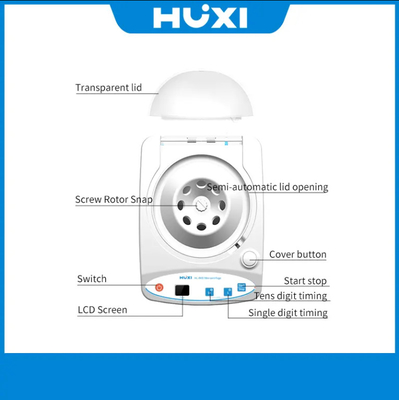 Laboratorium Mini Centrifuge Angle Rotor 4000rpm Low Speed Laboratory Test Tube Micro Centrifuge