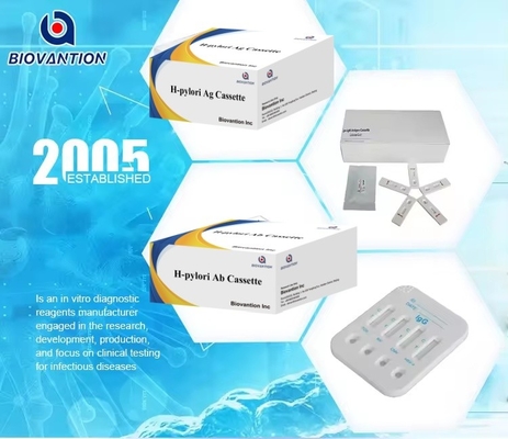 H. Pylori Antibodi Ab Rapid Test Strip Kit Kit Diagnostic Untuk Deteksi Helicobacter Pylori Infeksi