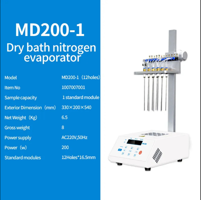 Peralatan Laboratorium Medis Lanjutan Inovatif Evaporator Nitrogen Kering untuk Laboratorium