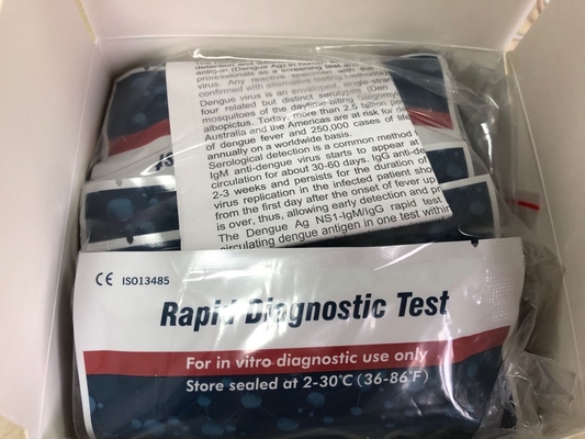 Dengue NS1 Rapid Test Kit Untuk Diagnosis In Vitro Hanya Satu Langkah