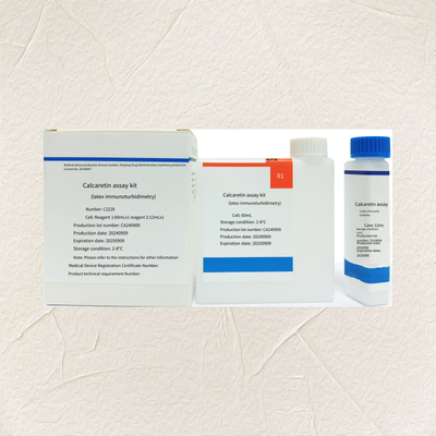 Cal Latex Immunoturbidimetry IVD Penentuan Kuantitatif Calprotectin Dalam Kotoran