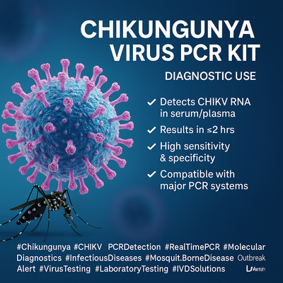 Kit Tes Virus Chikungunya Manual Penggunaan Plastik Housing Stabilitas 24 Bulan