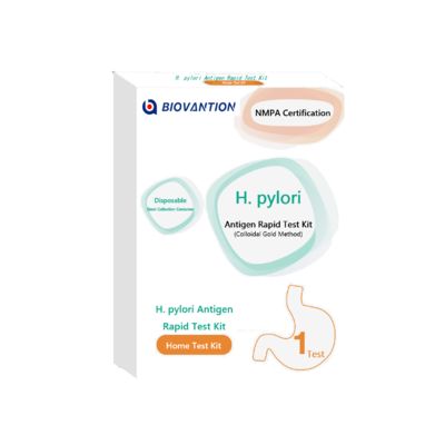 Helicobacter Pylori Test Kit for Home Use with Fast Results and High Accuracy H. Pylori Stool Detection Kit