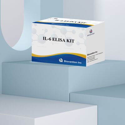 IL-6 Interleukin-6 Human ELISA Kit dengan Keakuratan 99% 24 Bulan Shelf Life dan 96 Tes/Kit