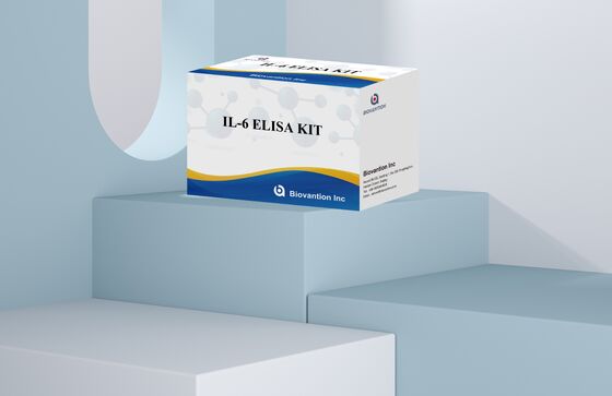 IL-6 Interleukin-6 Human ELISA Kit dengan Keakuratan 99% 24 Bulan Shelf Life dan 96 Tes/Kit