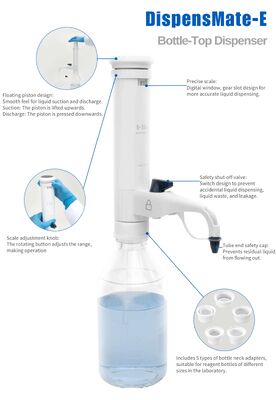 Professional Bottle Top Dispenser For Chemical & Liquid Handling