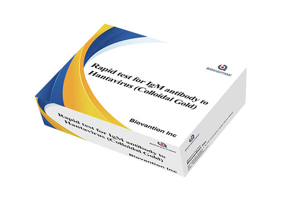 Hantaan Virus IgM Rapid Test Kit untuk deteksi kualitatif antibodi HTNV menggunakan Lateral Flow Immunoassay (LFIA) sebagai Point-of-Care Test (POCT)