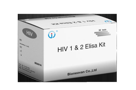 HIV Elisa Test Kit 18 Bulan Shelf Life Elisa Test Dengan Sensitivitas dan Spesifisitas Tinggi