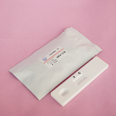 Untuk Laboratorium atau Rumah Sakit Keakuratan Tinggi Virus Imunodefisiensi Manusia Antibodi HIV 1/2 Rapid Test Kit
