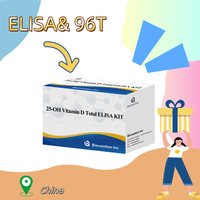 25-OH Vitamin D Elisa Test Kit Sensitif Untuk Pengukuran Kuantitatif Tingkat 25-Hydroxyvitamin D Dalam Serum Atau Plasma Mengevaluasi Status Vitamin D Dan Mendukung