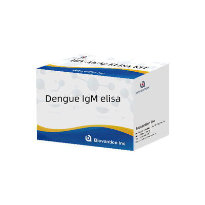 Kit Uji ELISA Dengue IgM 96T Deteksi Kuantitatif Antibodi IgM Virus Dengue Manusia