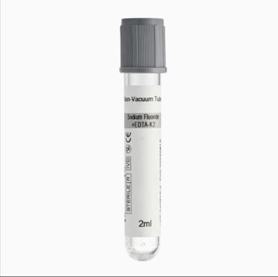Siny Medical Natrium Fluoride + EDTA-K2 Tabung Pengumpulan Darah Non-vakum