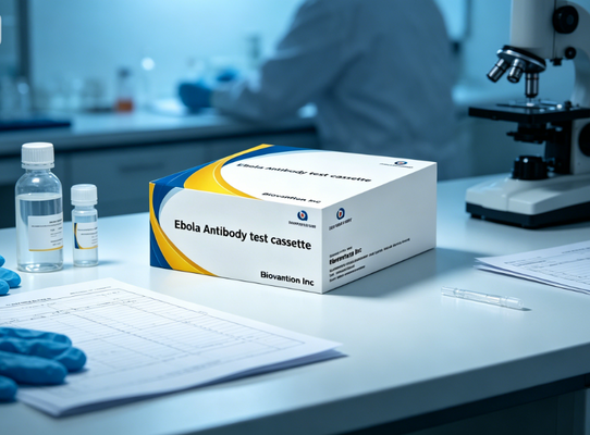 Ebola Virus Rapid Test Kit Emas Kolloid Ebola Antigen IgM Antibodi Diagnostic Test Cassette untuk pemeriksaan darurat laboratorium rumah sakit